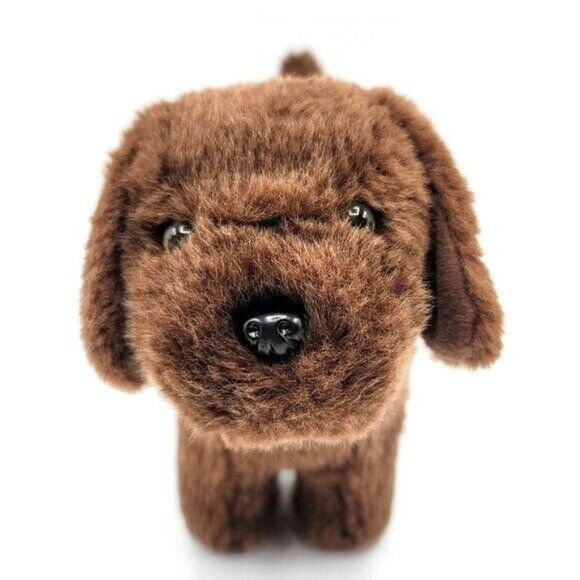 American Girl Pet Chocolate Chip Lab Retriever Dog Plush Brown 7" 2011 T6595 - Picture 2 of 11